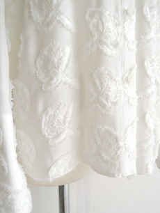 AKIRA NAKA◆長袖ブラウス/2/レーヨン/WHT/白/ホワイト/AP1808WH/アキラナカ/Paulina Blouse AKIRA NAKA(アキラナカ) / 長袖ブラウス/2/レーヨン/WHT/白